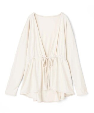 San-ai Resort（三愛水着楽園） 【UPF50＋】水陸両用羽織り　M【Coral veil（コーラルヴェール）】 ベージュ