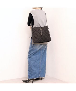 UNBILLION カシュカシュ cachecache / フリーハンドルコンビキルトトート ブラック