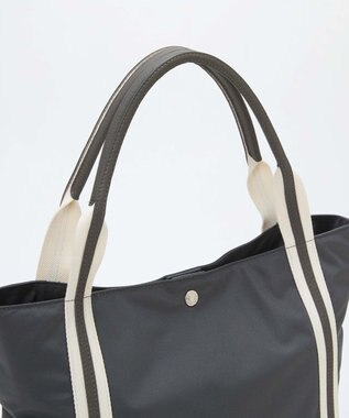 TOPKAPI 【TREASURE TOPKAPI】ソフトタッチ テープハンドル トートバッグ　A4 / 軽量 チャコールグレー