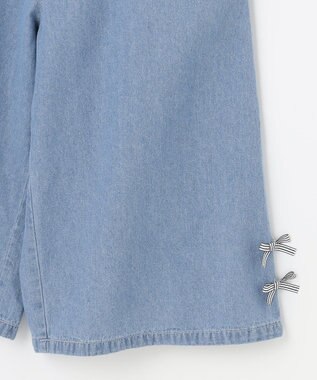 ANY KIDS デニム ガウチョパンツ ブルー