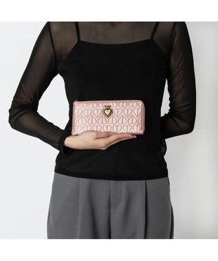 ANNA SUI ドリーミー Lファスナー長財布 ピンク