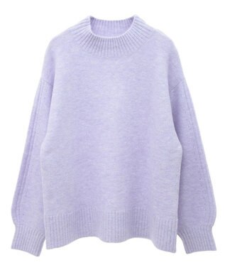 Green Parks ｆｕｗａっと　ニットプルオーバー Purple