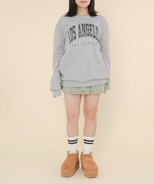 WEGO LOSANGELESプルオーバー 杢グレー