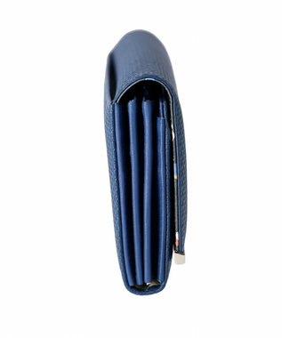 tsumori chisato CARRY クロスエンボス 長財布 ネイビー