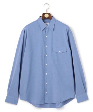 J.PRESS MEN 【J.PRESS ORIGINALS】KANEMASA 46G Jersey Pin Oxford Regular Collar Shirt / Japan Made サックスブルー系