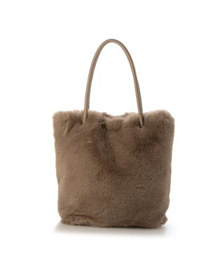 UNBILLION カシュカシュ cachecache / フェイクラビットハトメトートバッグ オーク