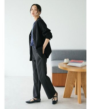 CRAFT STANDARD BOUTIQUE ふくれジャガードパンツ Black