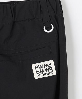 PW CIRCULUS 【WOMEN】サイドパンチング テーパードパンツ ゴルフウェア レディース ブラック系