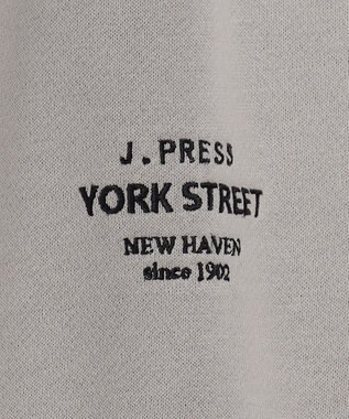 J.PRESS YORK STREET 【UNISEX】ワンポイント裏毛スウェット ライトグレー系