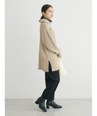 Green Parks Ｚｉｐ付きアゼニットチュニック Mocha