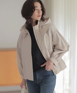 組曲 【WEB限定】パール釦畦ニット プルオーバー ネイビー系