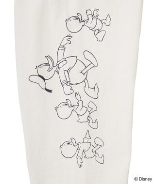 Green Parks ミッキー＆フレンズ／レイヤードプリントロングＴシャツ Ivory