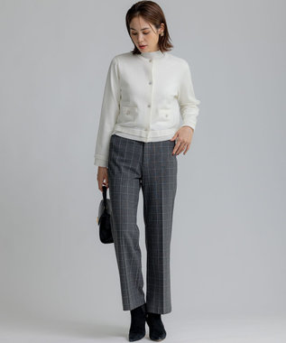 組曲 ビジューニット カーディガン アイボリー系