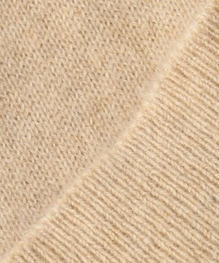 自由区 【洗える】ピュアカシミヤミルド フーディーニット ベージュ系