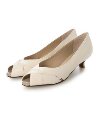 Riz raffinee <Riz raffinee>オープントゥパンプス アイボリー