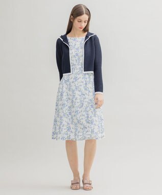 TOCCA 【洗える！】SCOOP フーディボレロ ネイビー系