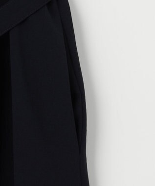 J.PRESS LADIES 【セットアップ対応・人気素材】Light ジョーゼット ワンピース ネイビー系
