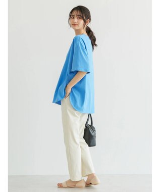 AMERICAN HOLIC 抗菌防臭ラウンドテールカットプルオーバー Blue