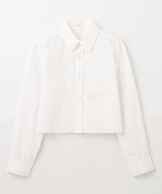 NAVE 【Nave　洗える】クロップド シャツ ホワイト系