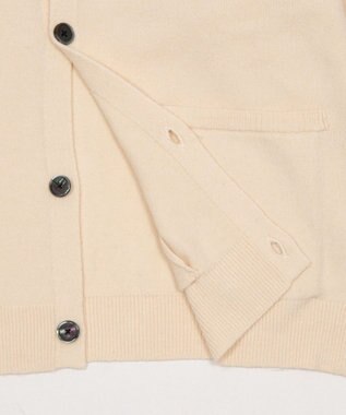 WEGO 【ユニセックス着用ITEM】ワンポイントニットシャツ（LS） オフホワイト