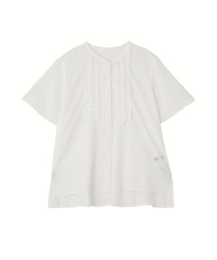 YECCA VECCA フリルデザインブラウス Off White