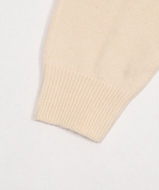 WEGO 【ユニセックス着用ITEM】ワンポイントニットシャツ（LS） オフホワイト