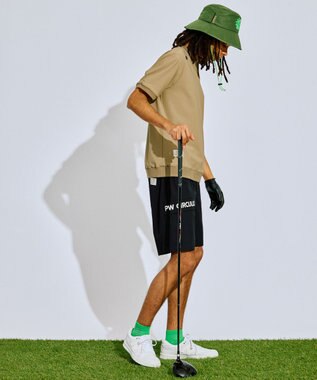 PW CIRCULUS 【MEN】カーゴショーツ ゴルフ ブラック系