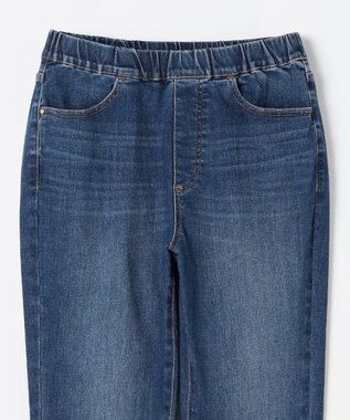 ANY L 【ウエストゴム】ウルトライージースキニーデニム フェードインディゴ