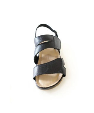 Pointer 本革 バックストラップサンダル ブラック