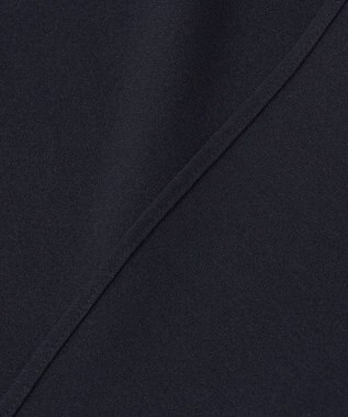 ANY SIS 【洗える】フリルネックスタンド ブラウス ネイビー