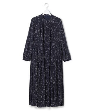 23区 【先行予約】ランダムドットプリント ワンピース ネイビー系