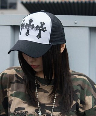 WEGO クロススタッズメッシュキャップ