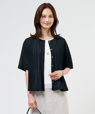 J.PRESS LADIES シアードライトリコット フレアタック カットソー