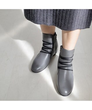 Pointer 本革防滑ショートブーツ グレー