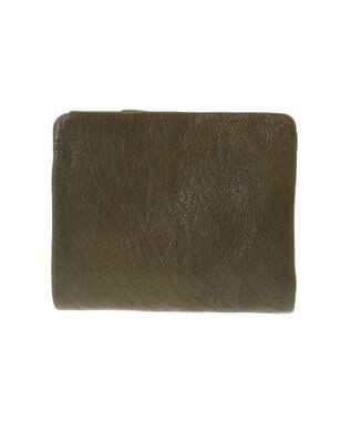 genten ゴートベーシック 二つ折り財布 カーキ