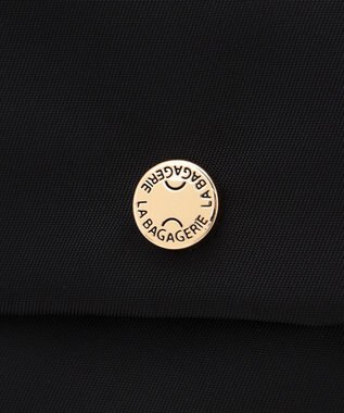 LA BAGAGERIE ダブルフロントポケットショルダー ブラック