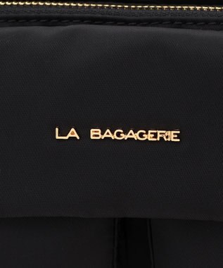 LA BAGAGERIE ダブルフロントポケットショルダー ブラック