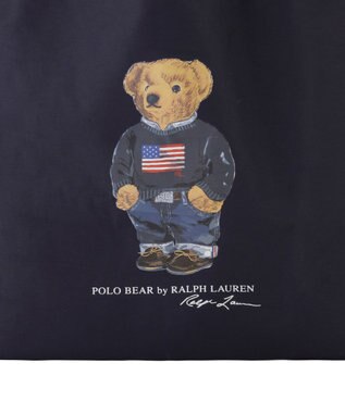 MOONBAT 【WEB限定】POLO RALPH LAUREN（ポロ ラルフ ローレン）ポロベア ベルト付き レインバッグ Sサイス ネイビーブルー