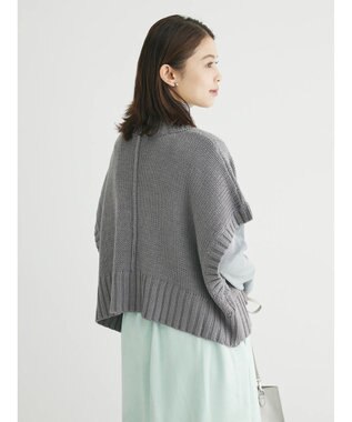 Green Parks ・ＳＵＧＡＲ　ＳＰＯＯＮ　ショートニットベスト Gray Mixture