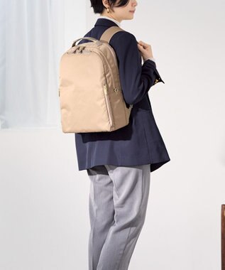 ACE BAGS & LUGGAGE ace. フィッテム レディースビジネスリュック A4 14.0インチPC 68683 エース ベージュ