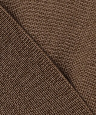 J.PRESS LADIES 【洗える】KNIT BASIC ロング カーディガン キャメル系