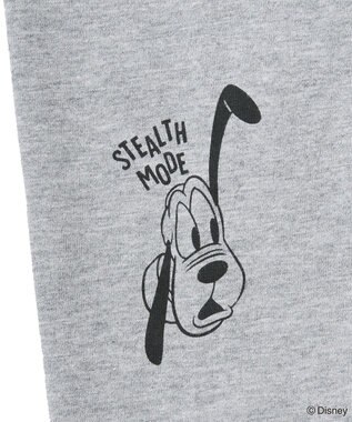 Green Parks ミッキー＆フレンズ／レイヤードプリントロングＴシャツ Gray Mixture