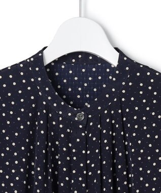 23区 【先行予約】ランダムドットプリント ワンピース ネイビー系