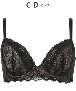 Wing ブラジャー 背中の段差を軽減 脇高設計 パーソナライズ設計 【脇も背中もきれいブラ】 Gカップまで対応 大きいサイズ KB2723 ウイング／ワコール