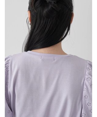 earth music&ecology フラワーレースプルオーバー Lavender