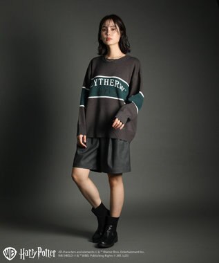 Green Parks ハリー・ポッター／ジャガードラインニット Charcoal Gray