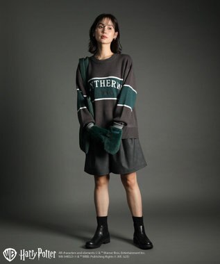 Green Parks ハリー・ポッター／ジャガードラインニット Charcoal Gray