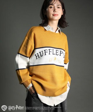 Green Parks ハリー・ポッター／ジャガードラインニット Yellow