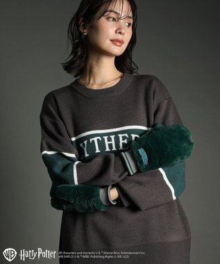 Green Parks ハリー・ポッター／ジャガードラインニット Charcoal Gray