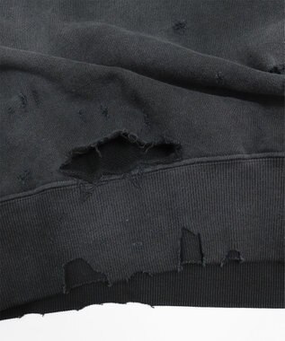 WEGO ショートダメージプルオーバー ブラックその他